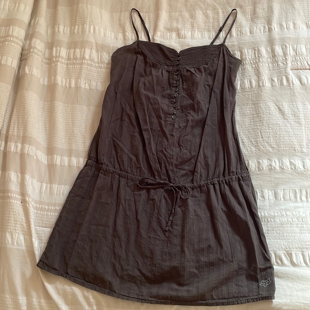 Fox Girls size M tunic gray